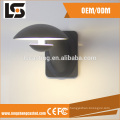 Black New Design Aluminum Die Cast LED Empty Body Housing for Garden Wall Light